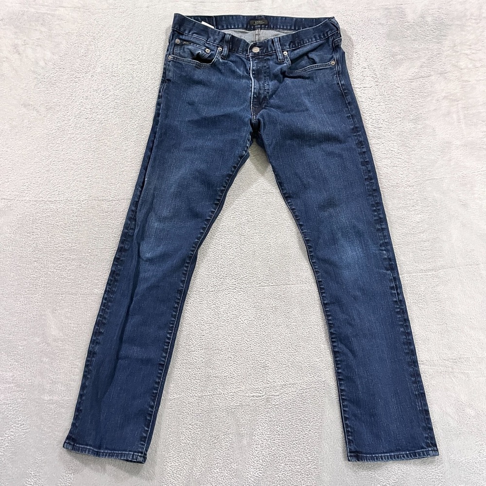 Polo Ralph Lauren Jeans Men's 33x32*‎ Skinny Blue Denim Stretch